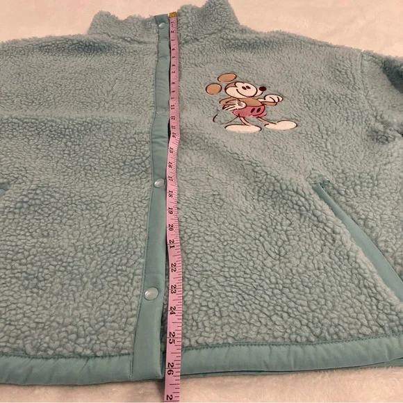 NWT Disney Parks Mickey Mouse Sherpa Jacket Women Size XL - Picture 14 of 16